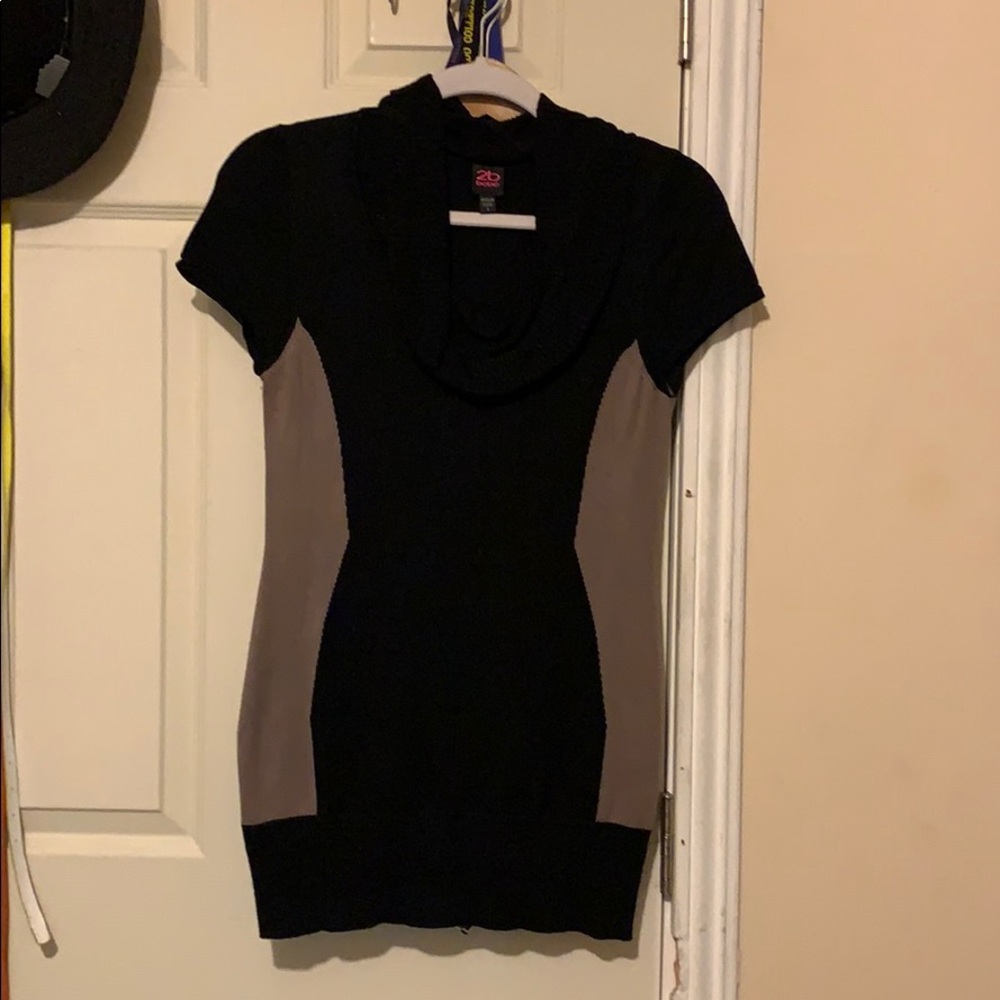 Color Block Sweater Dress